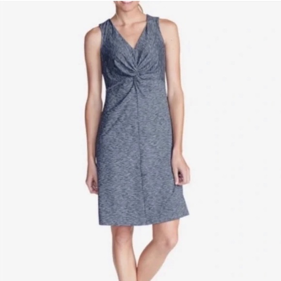 Eddie Bauer Travex Aster Tie The Knot Dress in Space Dye Red, Women’s XS - Picture 9 of 9